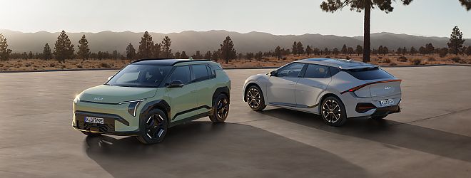 Kia EV3 und Kia EV6 Kia EV3 und Kia EV6